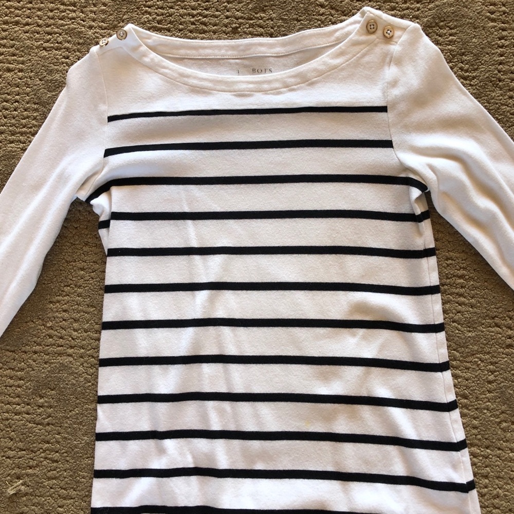 Talbots sailor long sleeve top